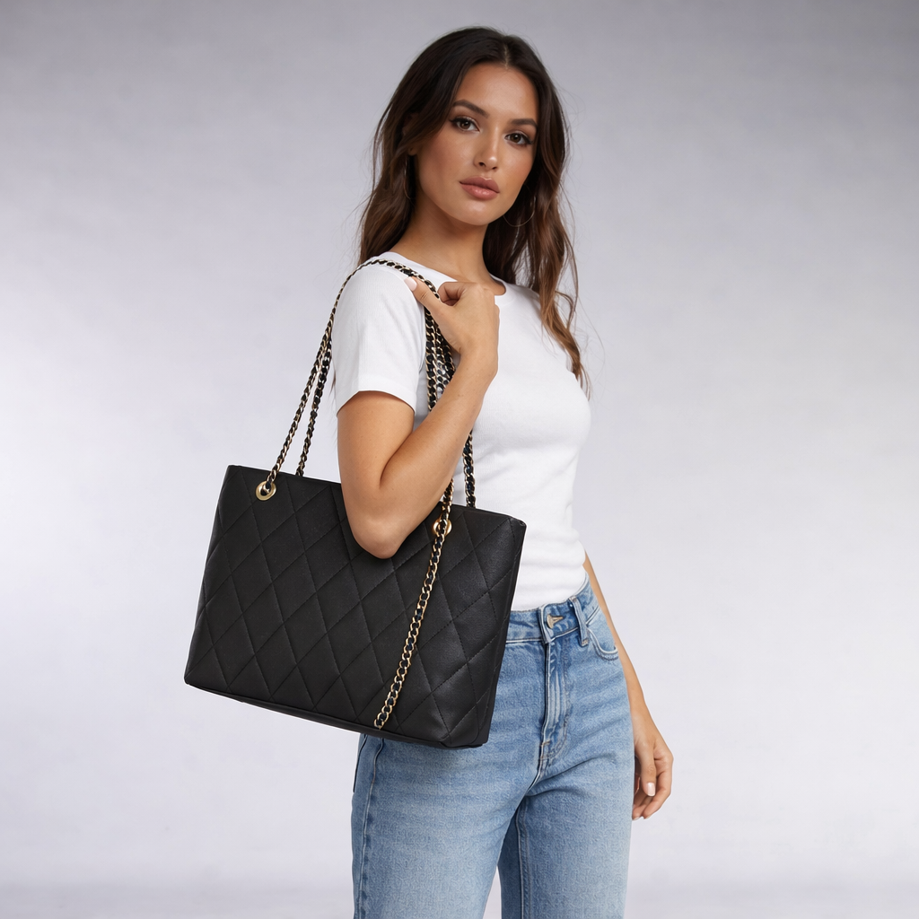 Black Casual Tote VIP