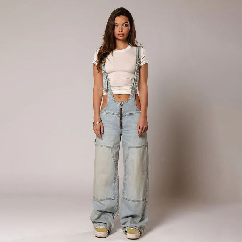 Denim Overalls