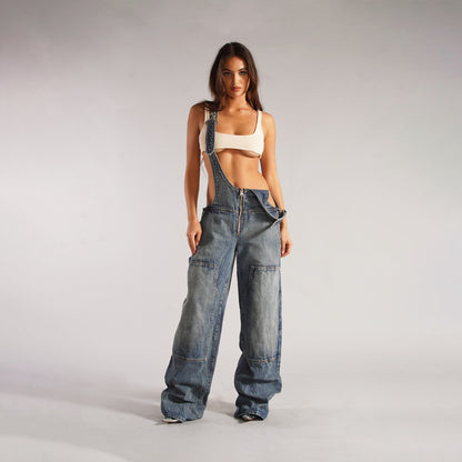 Denim Overalls
