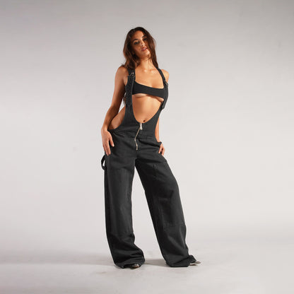 Denim Overalls